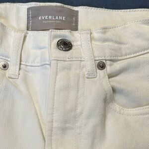 Everlane Women's Cream Slim Pants